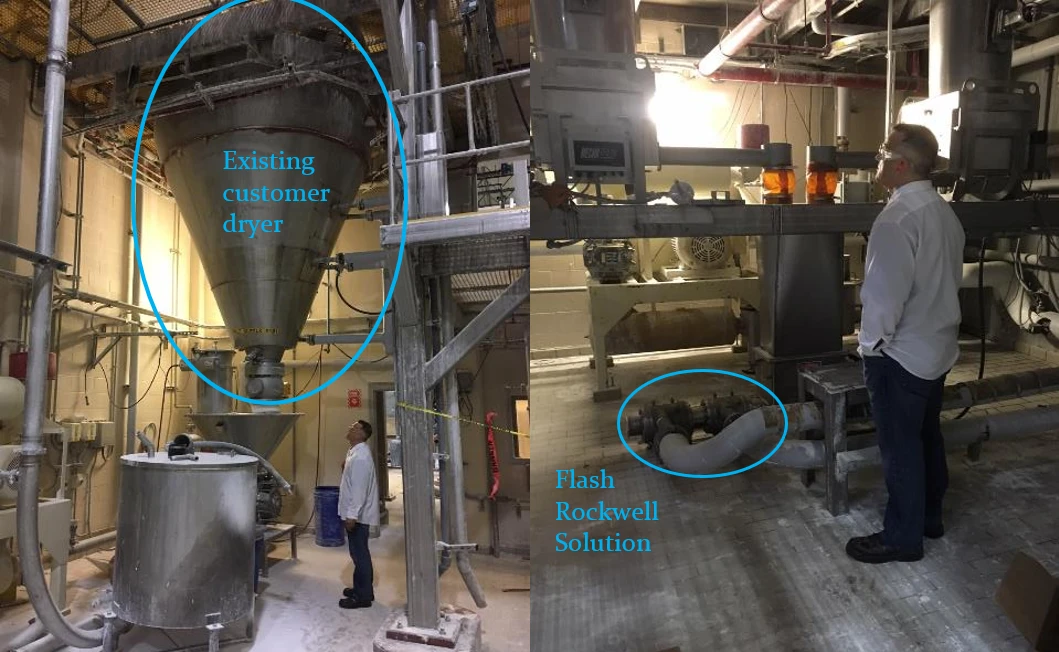 Drying Technology 9 Flash Rockwell Low-Pressure Flash Dryer Smaller Footprint